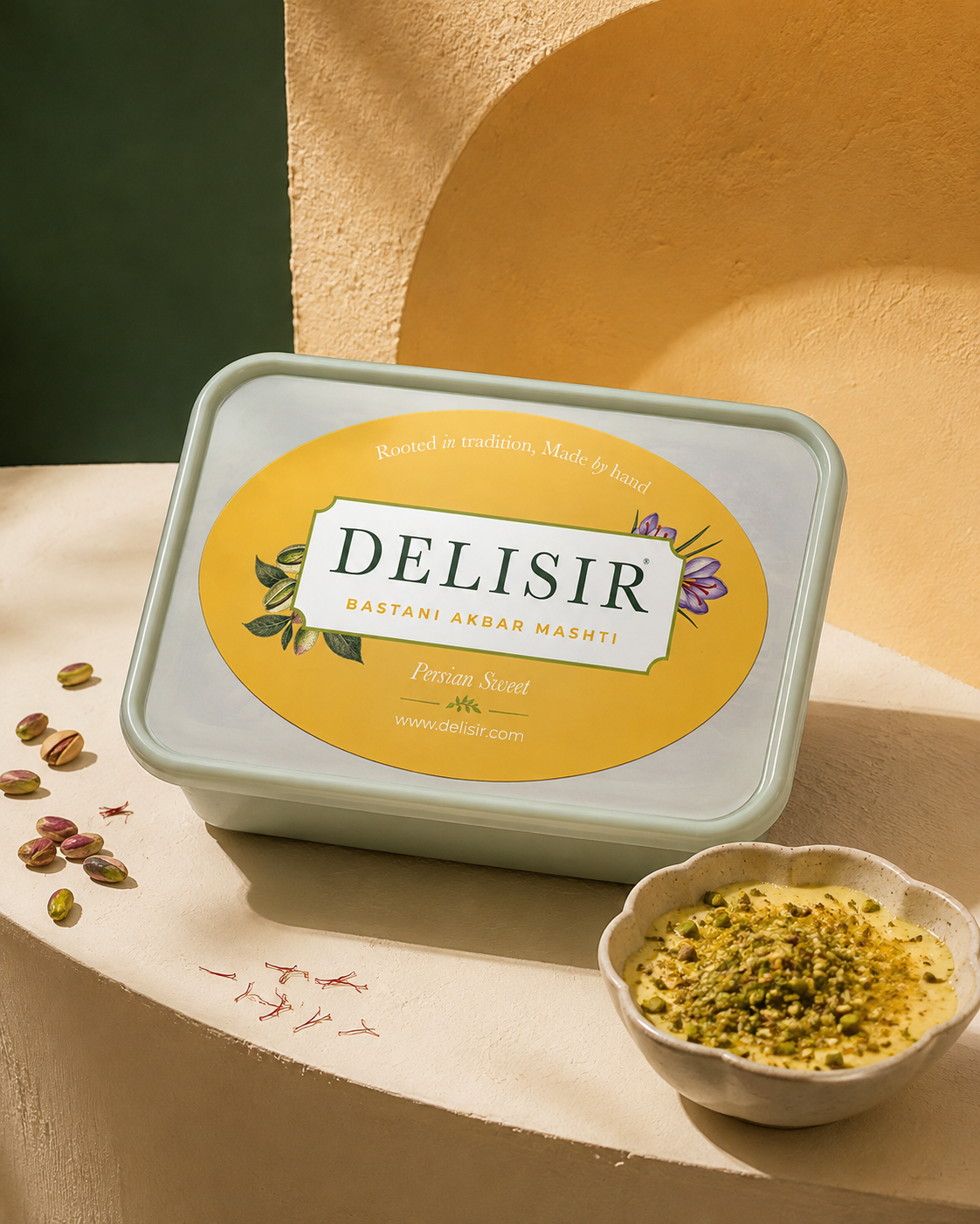 DELISIR Bastani Akbar Mashti Persian ice cream