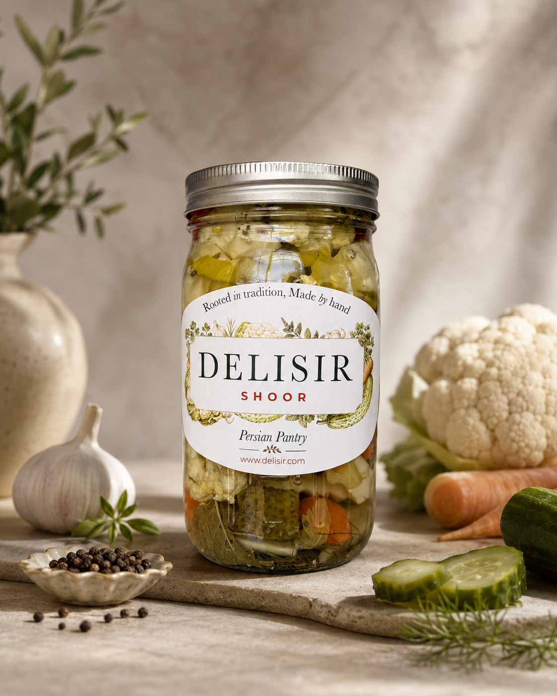 Jar of DELISIR Persian Shoor