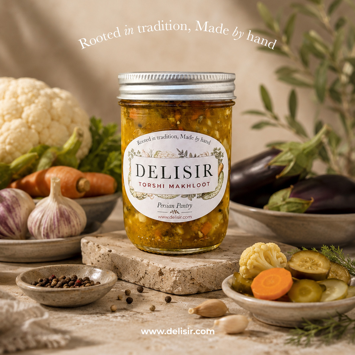 Jar of DELISIR Torshi Makhloot